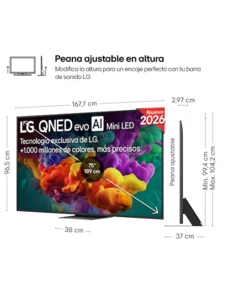 TV QNED LG 75QNED86B6B