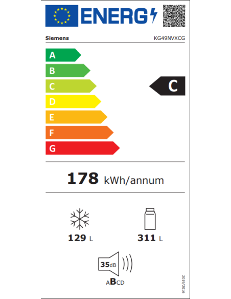 Combi NF Siemens KG49NVXCG