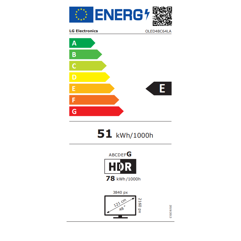 TV OLED LG OLED48C64LA