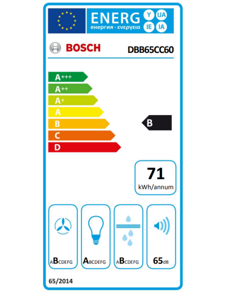 Campana decorativa integrable Bosch DBB65CC60