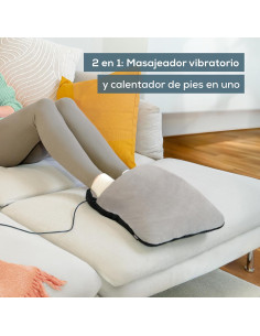 Calienta pies con masaje...