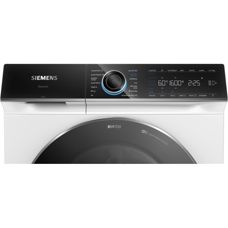 Lavadora frontal Siemens WG66B2A2ES, Top