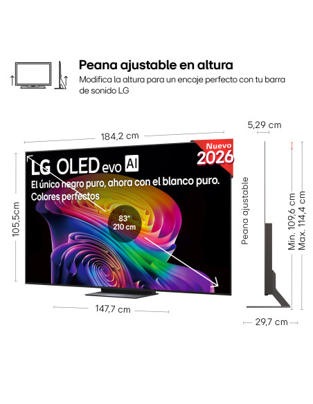 TV OLED LG OLED83C64LA