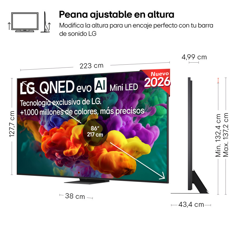 TV QNED LG 100QNED87B6 TV QNED LG 100QNED87B6