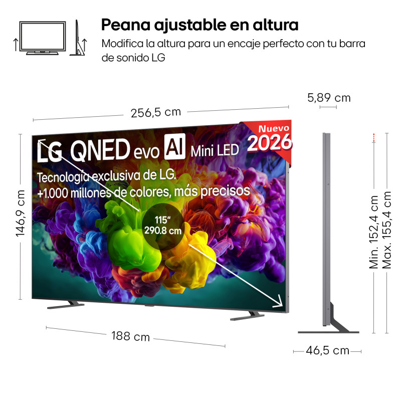 TV QNED LG 115QNED93B6