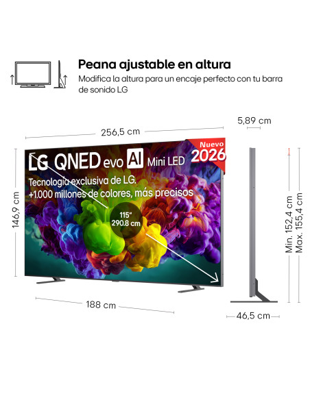 TV QNED LG 115QNED93B6