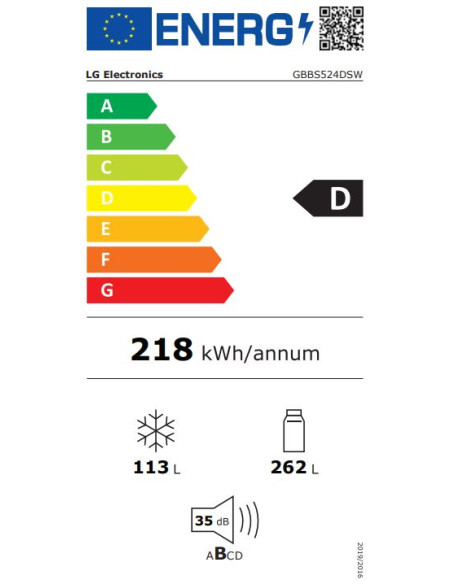 Combi NF Lg GBBS524DSW (Táctico BF)