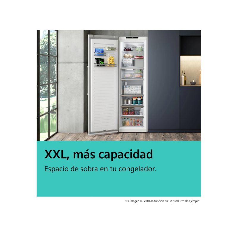 Congelador vertical NF Siemens GS36NVXCG Congelador vertical NF Siemens GS36NVXCG