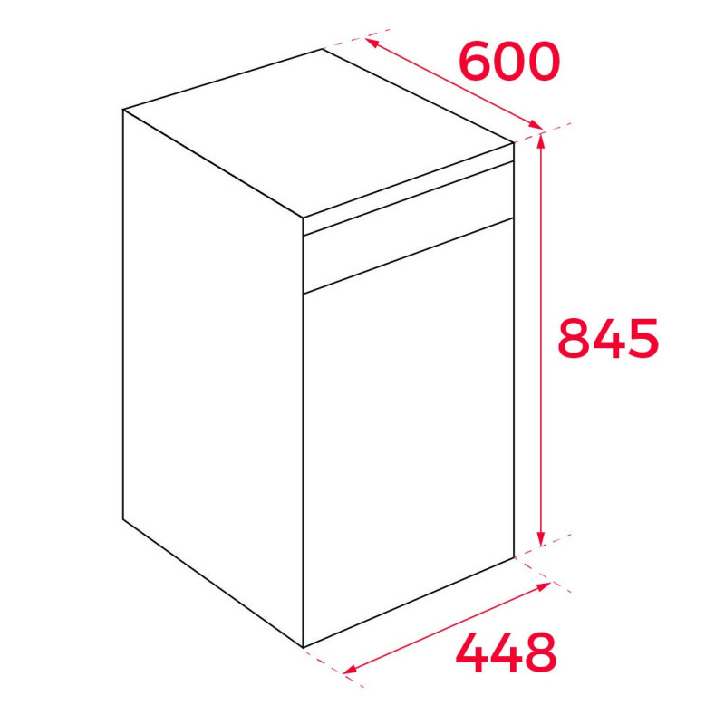 Lavavajillas 45 Teka DFS240EW BLANCO Lavavajillas 45 Teka DFS240EW BLANCO