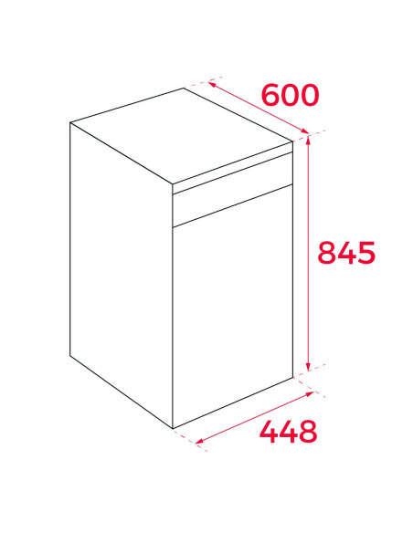 Lavavajillas 45 Teka DFS240EW BLANCO