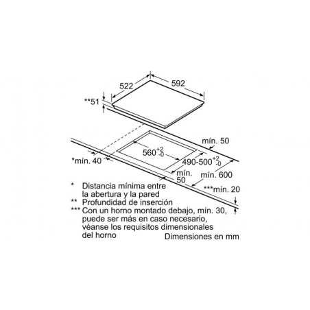 Vitroceramica induccion indep. Balay 3EB865ER, - 2 Vitroceramica induccion indep. Balay 3EB865ER, - 2
