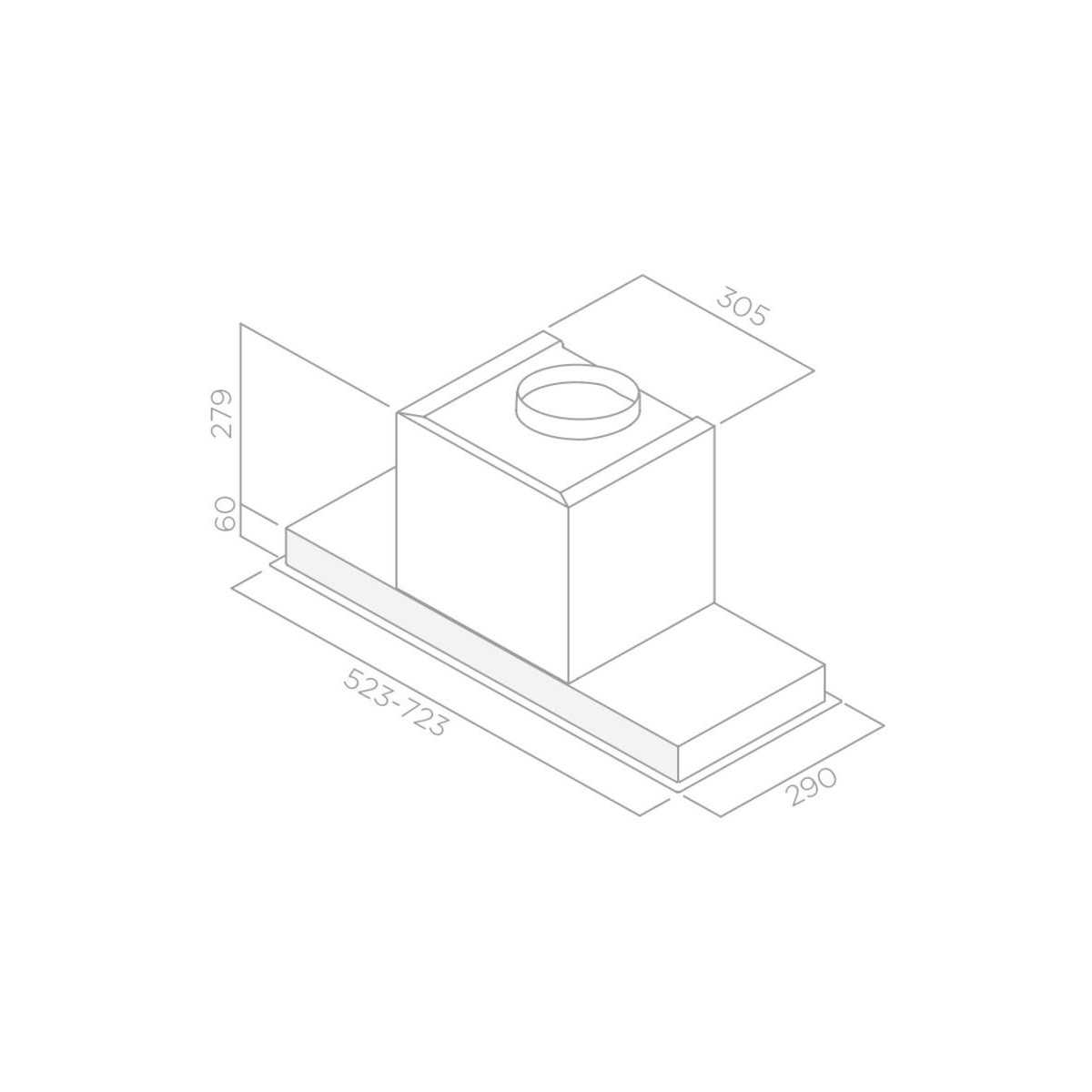 Campana encastre integrada Elica HIDDEN IXGL/A/90 - 3