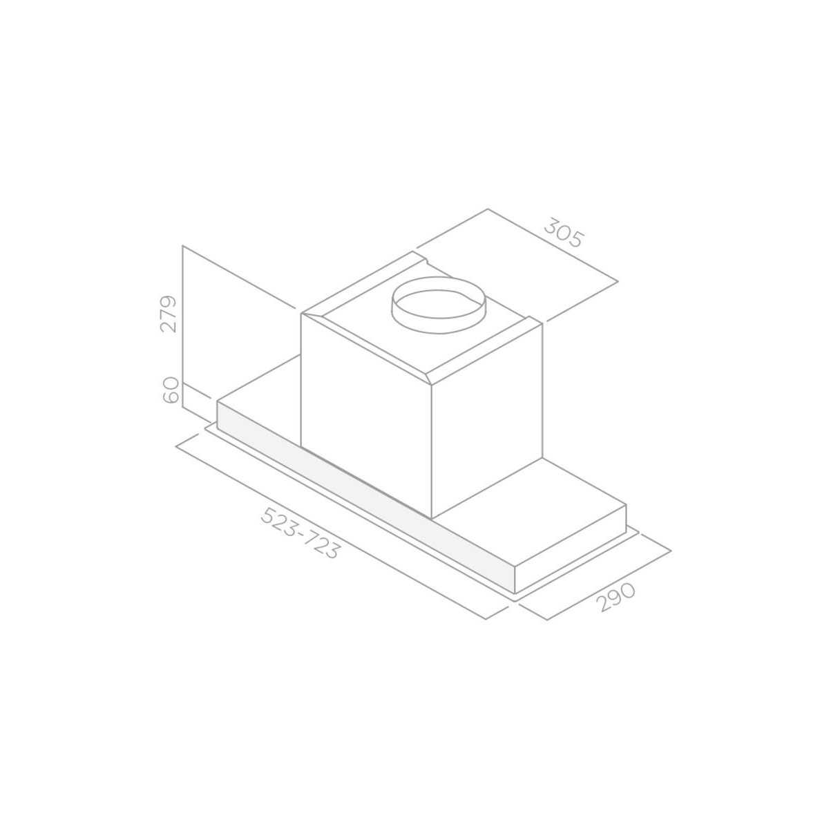 Campana encastre integrada Elica HIDDEN IX/A/60 - 2