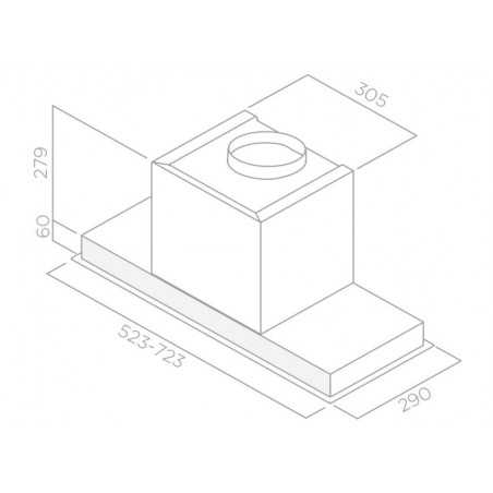 Campana encastre integrada Elica HIDDEN IX/A/60 - 2