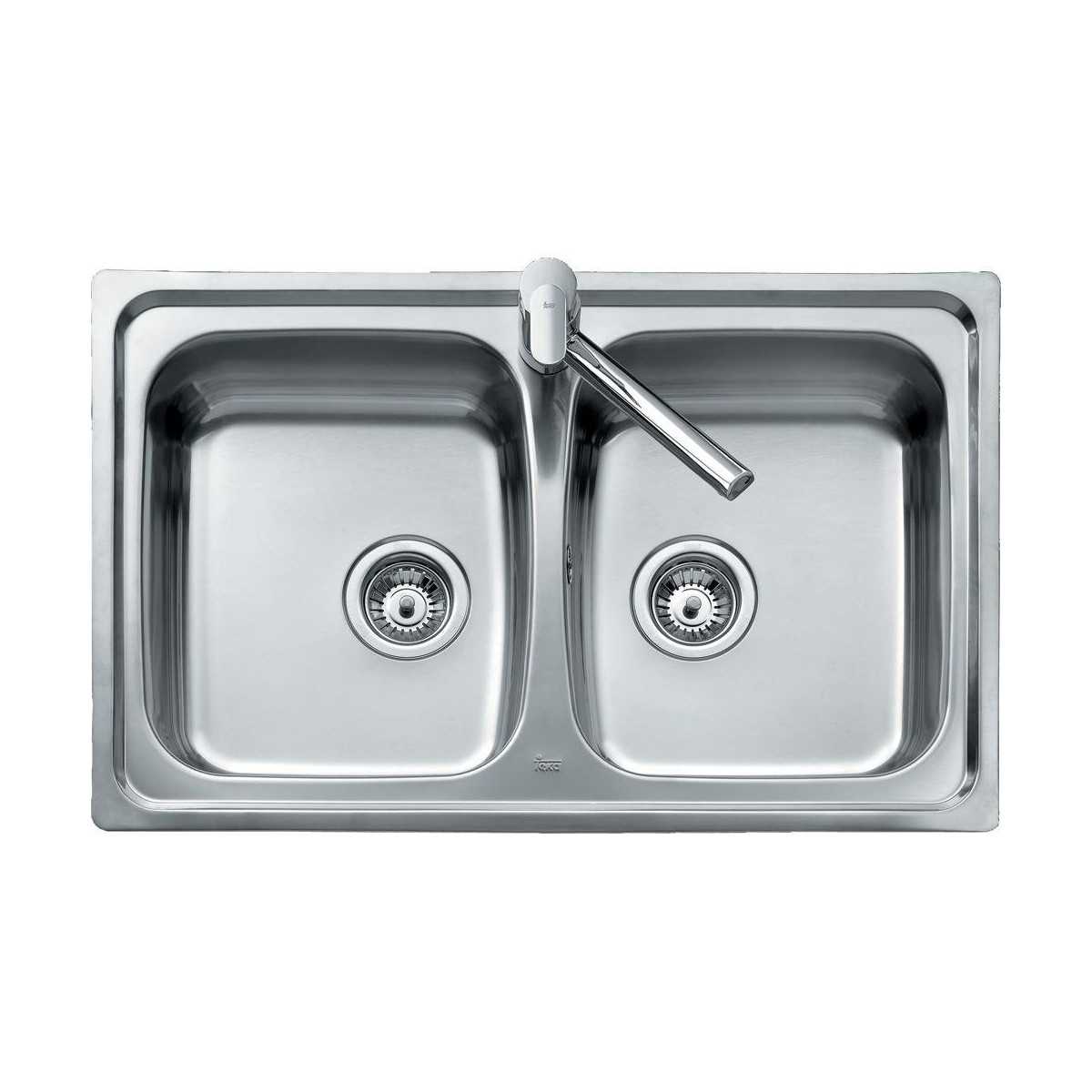 Fregadero inox Teka UNIVERSO792C, 2 senos, reversm - 1
