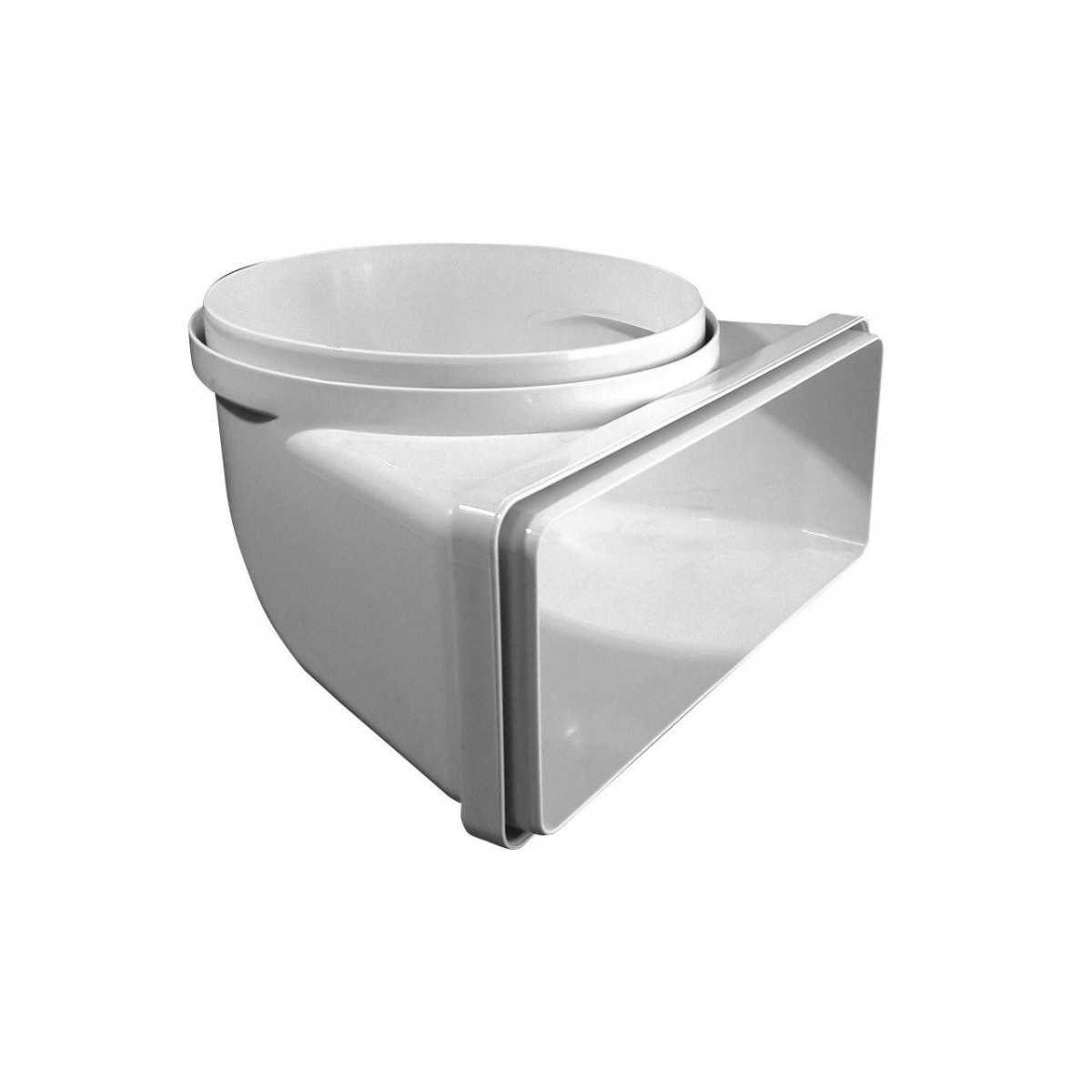 Accesorio Franke CODO RECT A REDONDO 90G 220x90 - 1