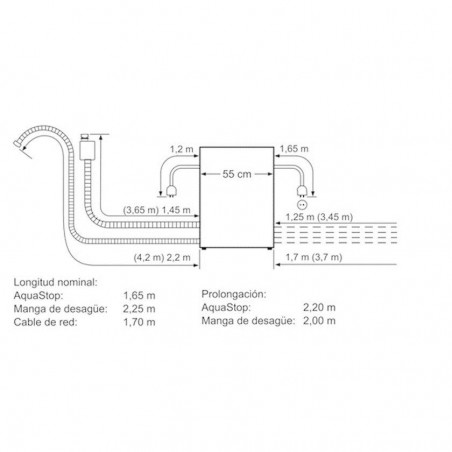 Lavavajillas Balay 3VK301BC - 2 Lavavajillas Balay 3VK301BC - 2